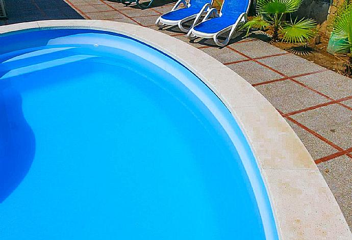 Private pool with terrace area . - Villa Minerva . (Photo Gallery) }}
