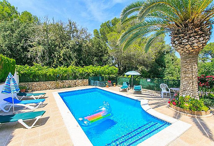 Private pool and terrace . - Villa Pepa . (Photo Gallery) }}