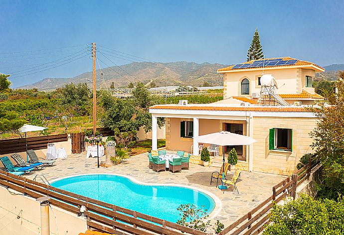 Beautiful villa with private pool, terrace, and garden . - Villa Constantinos . (Galería de imágenes) }}