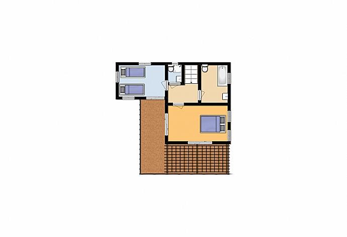 Floor Plan: First Floor . - Villa Zenon . (Photo Gallery) }}