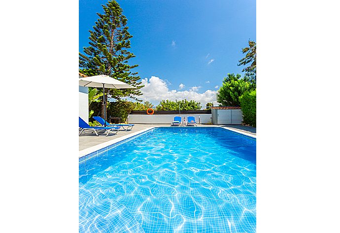 Private pool and terrace . - Villa Zenon . (Fotogalerie) }}