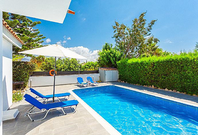 Private pool and terrace . - Villa Zenon . (Photo Gallery) }}