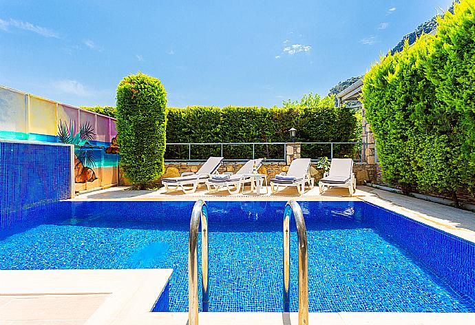 Private pool and terrace area . - Villa Deniz Paradise . (Galería de imágenes) }}