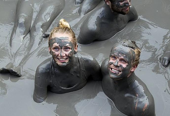 Mud Baths, Dalyan . - Villa Emel Paradise . (Photo Gallery) }}