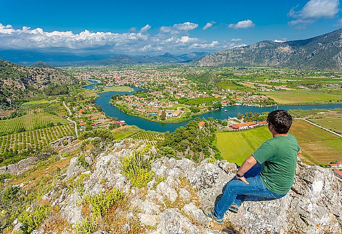 Overlooking Dalyan from Kaunos . - Villa Emel Paradise . (Fotogalerie) }}