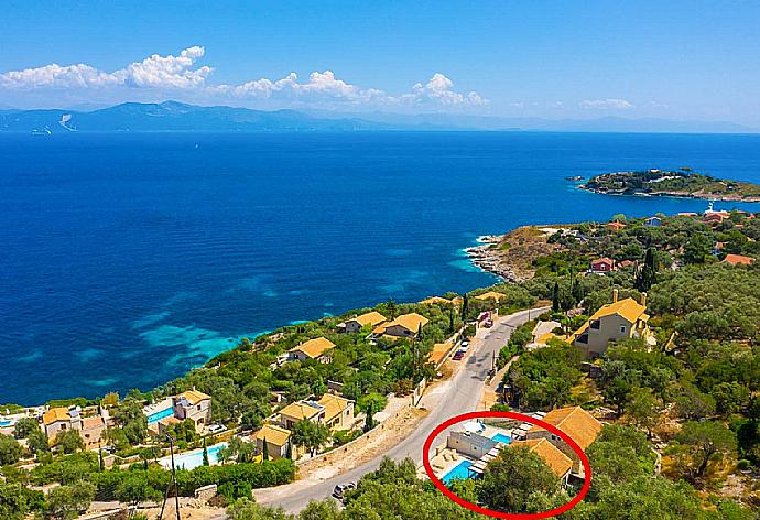 Aerial view of the Villa Anastasia  . - Villa Anastasia . (Photo Gallery) }}