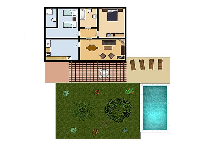 Floor Plan . - Villa Isa . (Fotogalerie) }}