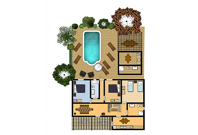 Floor Plan . - Villa Gosp Torres . (Galerie de photos) }}