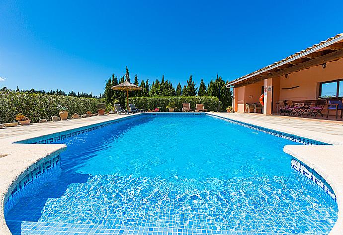 ,Private pool and terrace area . - Villa Gosp Torres . (Photo Gallery) }}