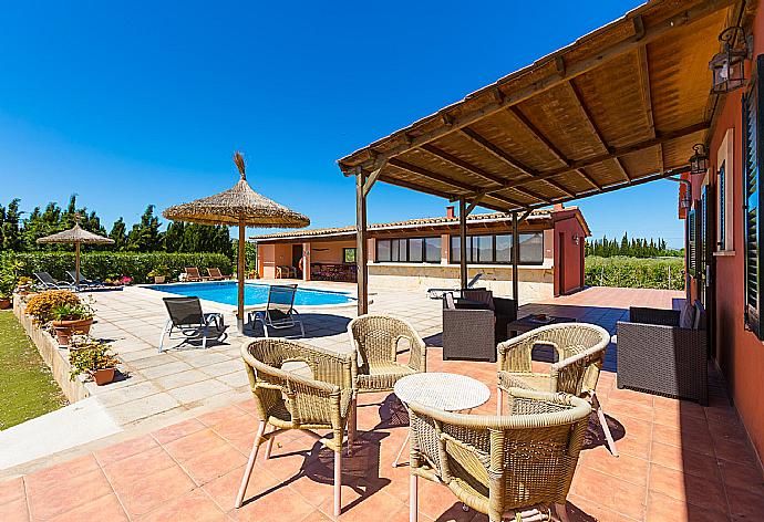 Private pool and terrace area . - Villa Gosp Torres . (Galería de imágenes) }}