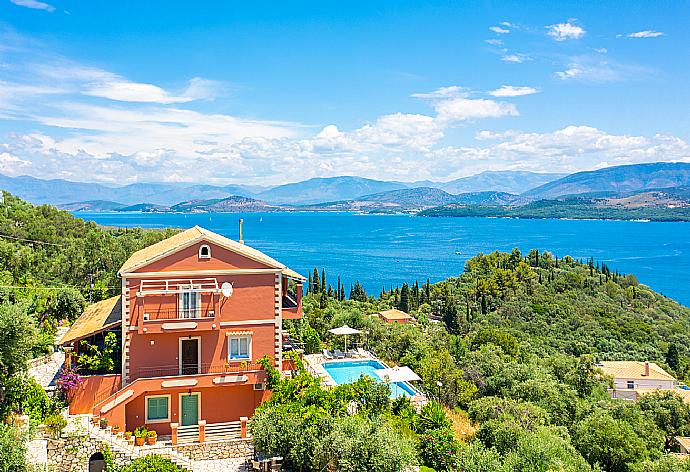 Aerial view of Villa Vasso . - Villa Vasso . (Photo Gallery) }}