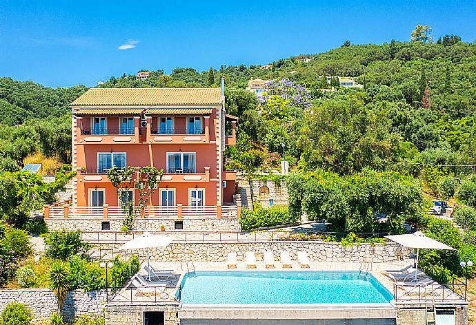 Aerial view of Villa Vasso . - Villa Vasso . (Photo Gallery) }}