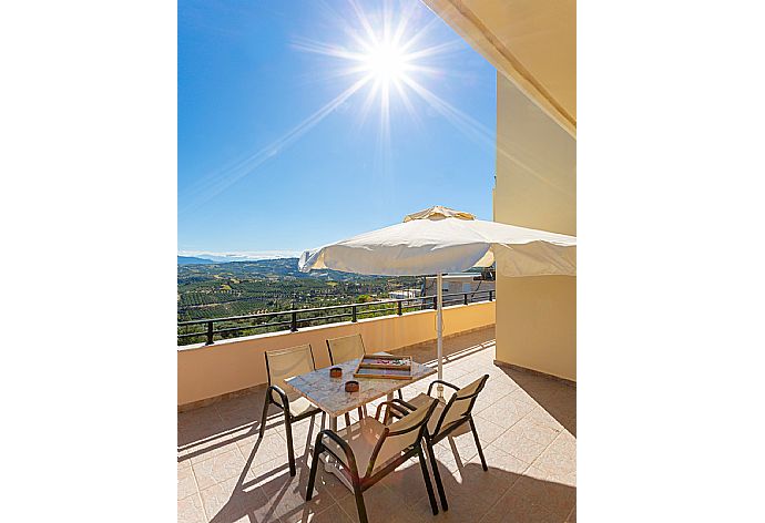 Upper terrace with panoramic sea and countryside views . - Villa Zeus . (Photo Gallery) }}