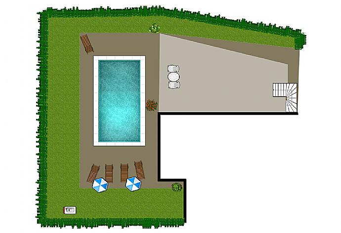 Floor Plan: Ground Floor . - Villa Olive . (Galería de imágenes) }}