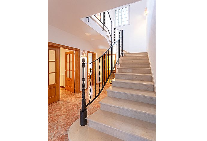 Stairs between ground floor and first floor . - Villa Biniparrell . (Photo Gallery) }}