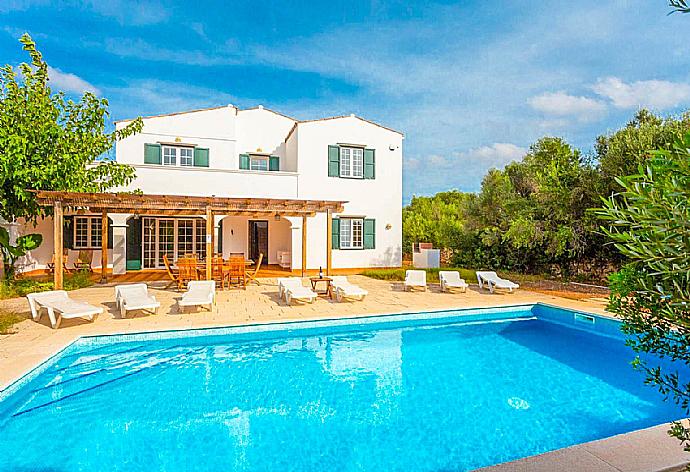 Beautiful villa with private pool and terrace . - Villa Biniparrell . (Galerie de photos) }}