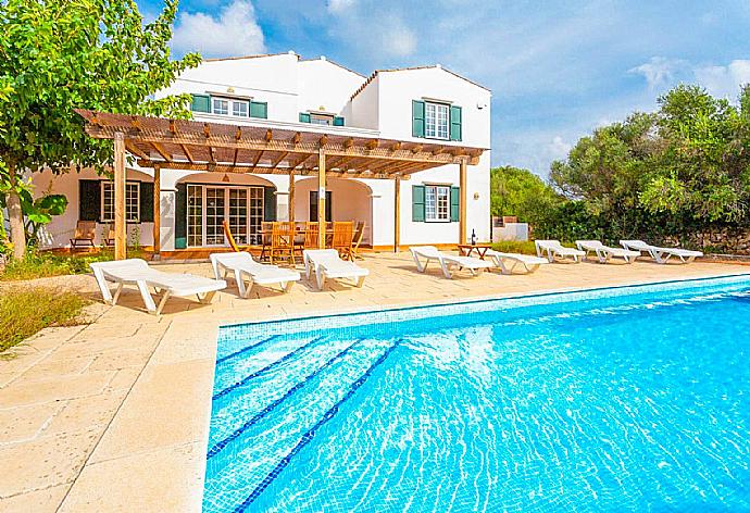 Beautiful villa with private pool and terrace . - Villa Biniparrell . (Galerie de photos) }}