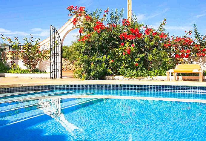 Private pool with terrace . - Villa Emilio . (Галерея фотографий) }}