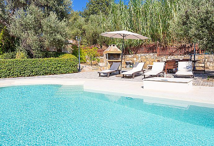 Private pool and terrace . - Villa Miguela . (Galería de imágenes) }}