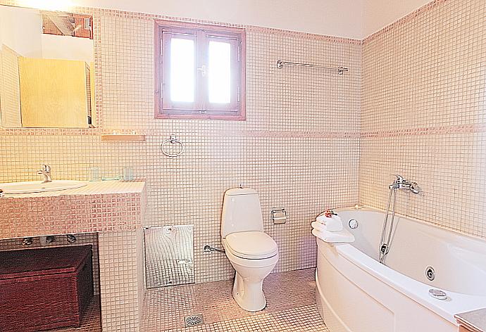 Bathroom with bath and shower . - Villa Miguela . (Photo Gallery) }}