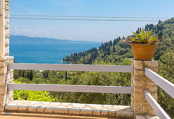 Balcony with sea views . - The Olive Press - Agni Bay . (Photo Gallery) }}