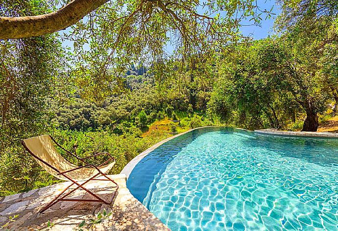 Private infinity pool and terrace . - The Olive Press - Agni Bay . (Galería de imágenes) }}