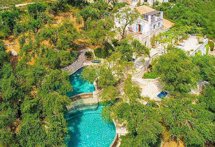 ,Aerial shot of the Olive Press . - The Olive Press - Agni Bay . (Galería de imágenes) }}