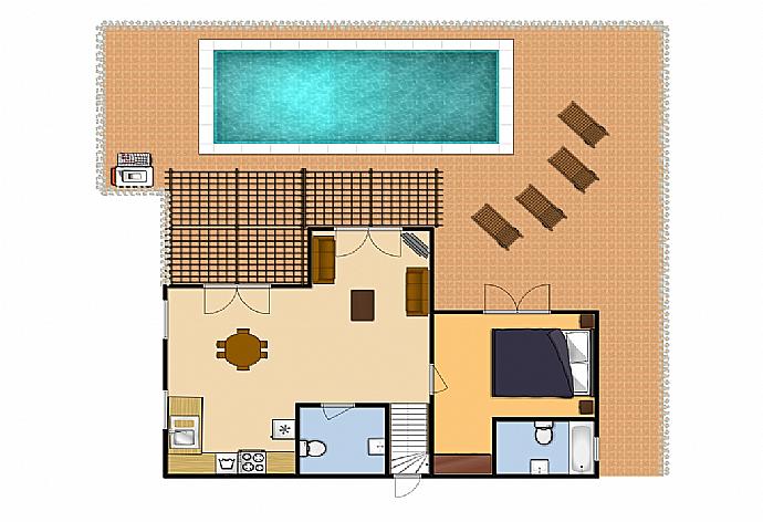 Floor Plan: Ground Floor . - Villa Olympia . (Photo Gallery) }}