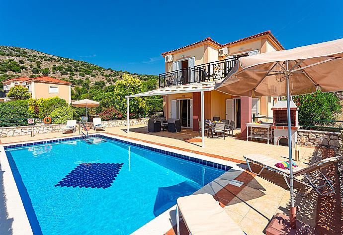 Beautiful villa with private pool, terrace, and panoramic sea views . - Villa Olympia . (Photo Gallery) }}