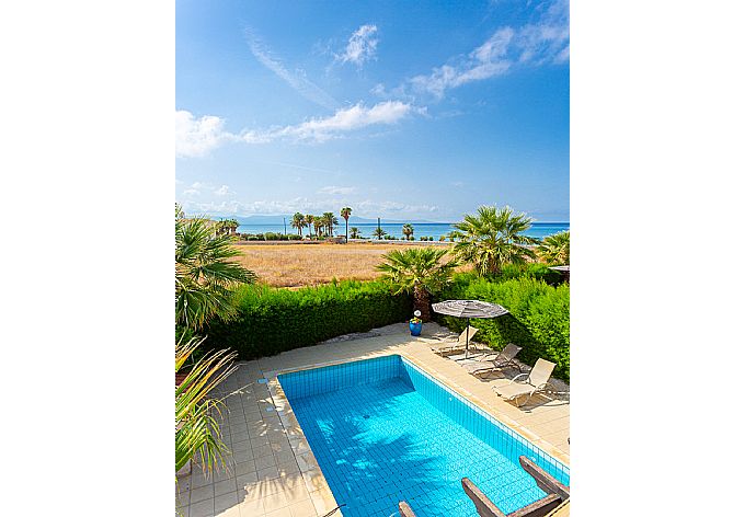 View of pool from balcony . - Villa Altea . (Photo Gallery) }}