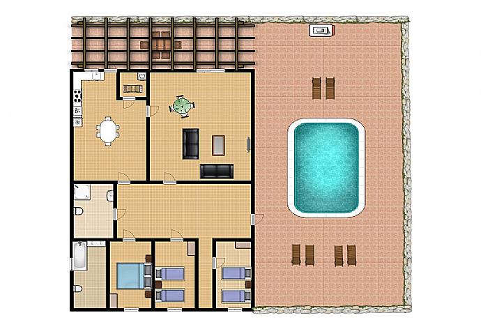 Floor Plan  . - Villa Gaida . (Galería de imágenes) }}