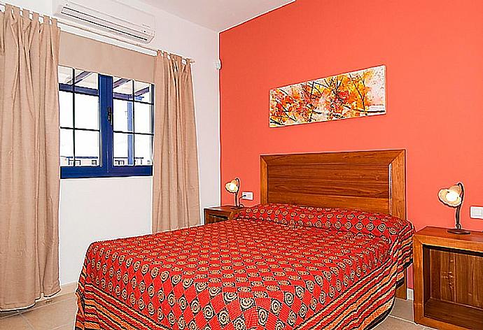 Double bedroom with A/C . - Villa Tamia . (Photo Gallery) }}