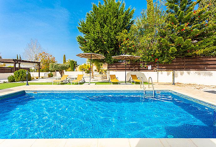 Private pool, terrace, and garden . - Villa Thalassa . (Galería de imágenes) }}