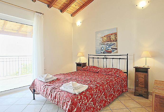Double bedroom with AC . - Villa Zeus Kerasia . (Photo Gallery) }}
