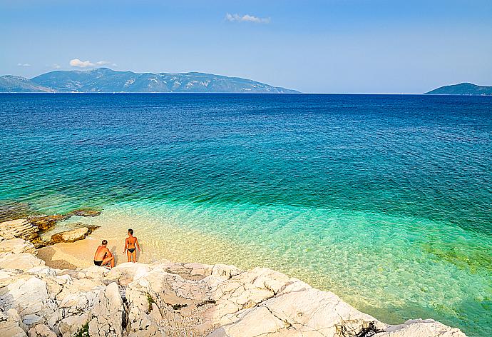 Turquoise sea water . - Villa Zeus Kerasia . (Photo Gallery) }}