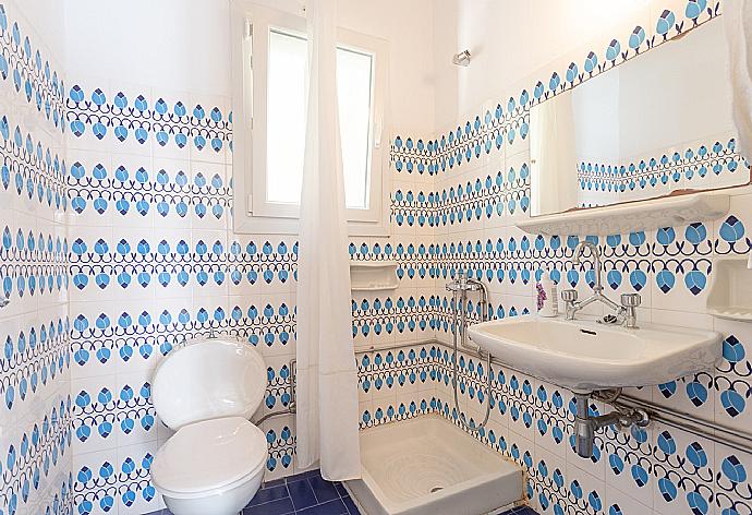 Family bathroom with shower . - Villa Katerina . (Photo Gallery) }}