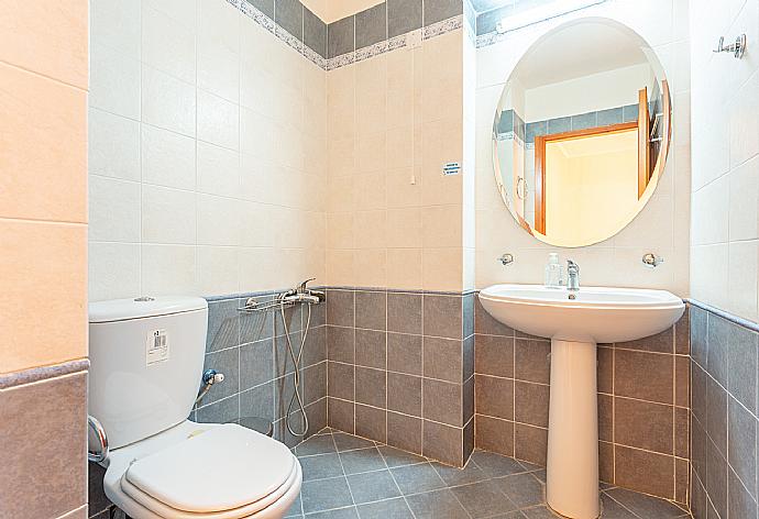 En suite bathroom with shower . - Villa Asimenia . (Galería de imágenes) }}