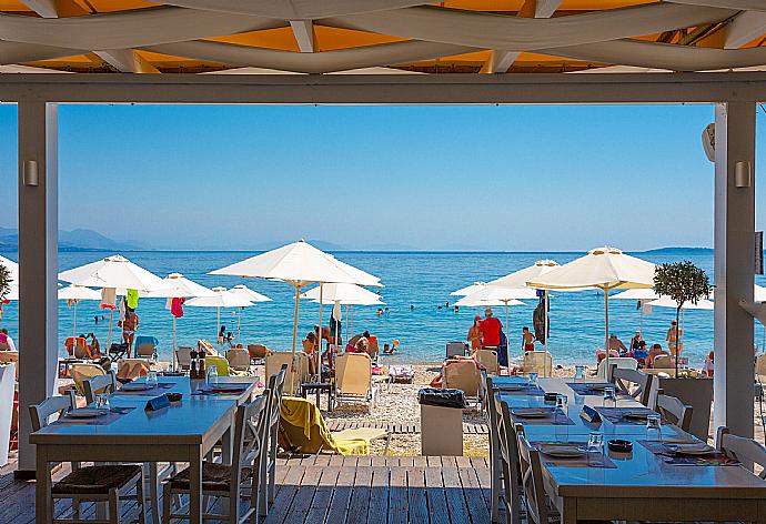 Taverna at Barbati Beach . - Villa Apollo . (Photo Gallery) }}