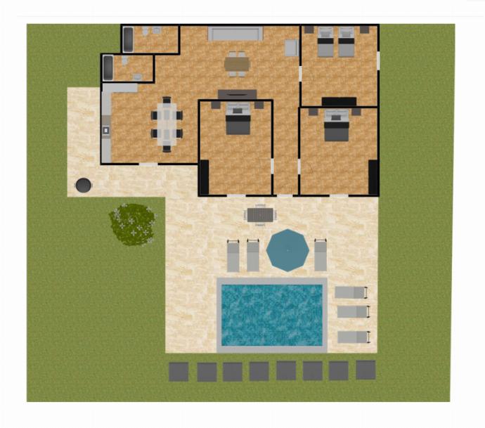 Floor plan . - Villa Maro . (Fotogalerie) }}