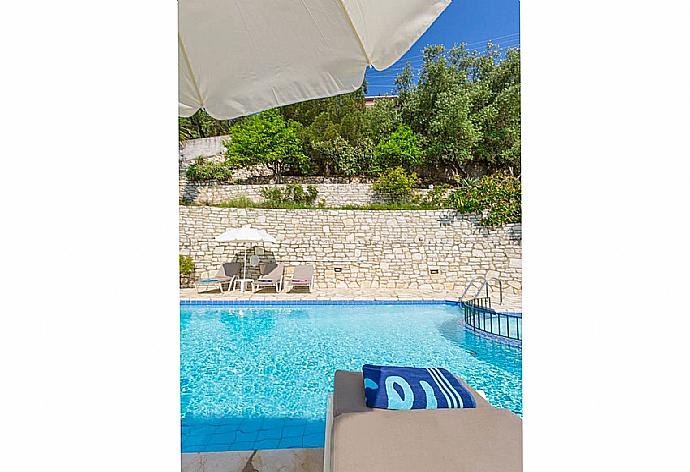 Private pool and terrace with panoramic sea views . - Villa Aris . (Photo Gallery) }}