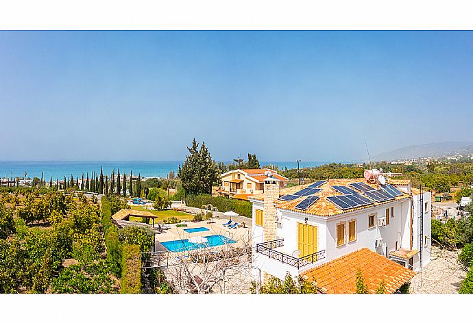 Aerial view of Villa Xenios Dias . - Villa Xenios Dias . (Photo Gallery) }}