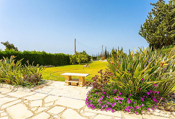 Garden area . - Villa Xenios Dias . (Галерея фотографий) }}