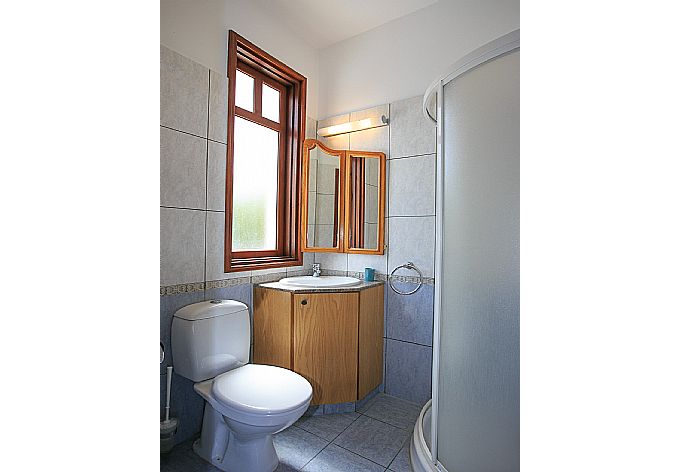 Bathroom with shower . - Villa Ariadne . (Photo Gallery) }}