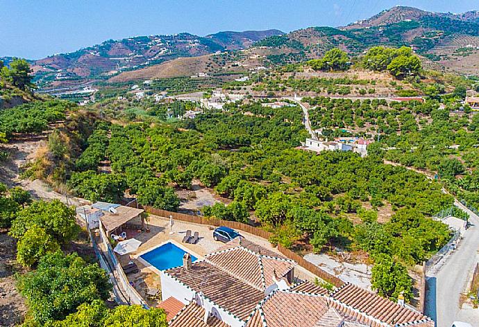 Aerial view showing location of Villa Maravillas. . - Villa Maravillas . (Photo Gallery) }}