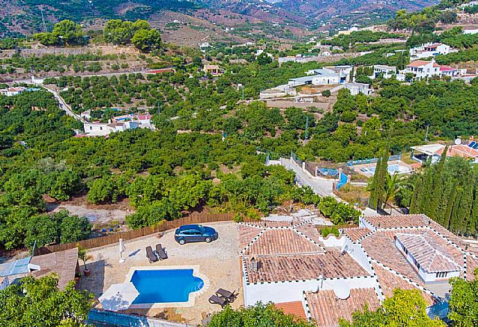 Aerial view showing location of Villa Maravillas. . - Villa Maravillas . (Photo Gallery) }}