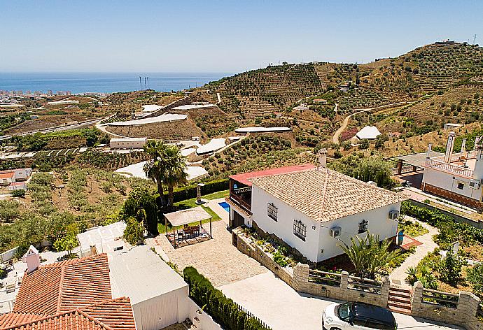 Aerial view of the villa  . - Villa Elvira . (Photo Gallery) }}