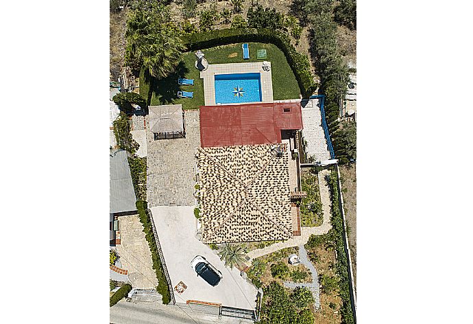 Aerial view of the villa  . - Villa Elvira . (Photo Gallery) }}