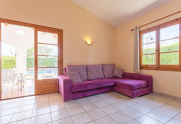 Living room with dining area, WiFi Internet, Satellite TV, and DVD player  . - Villa Noixa . (Галерея фотографий) }}