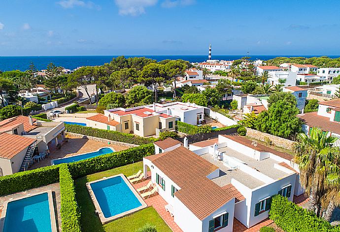 Aerial view of Villa Calitja Uno . - Villa Gelabert Ametller . (Fotogalerie) }}