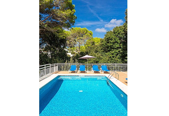 Private pool and terrace . - Villa Salzina . (Галерея фотографий) }}